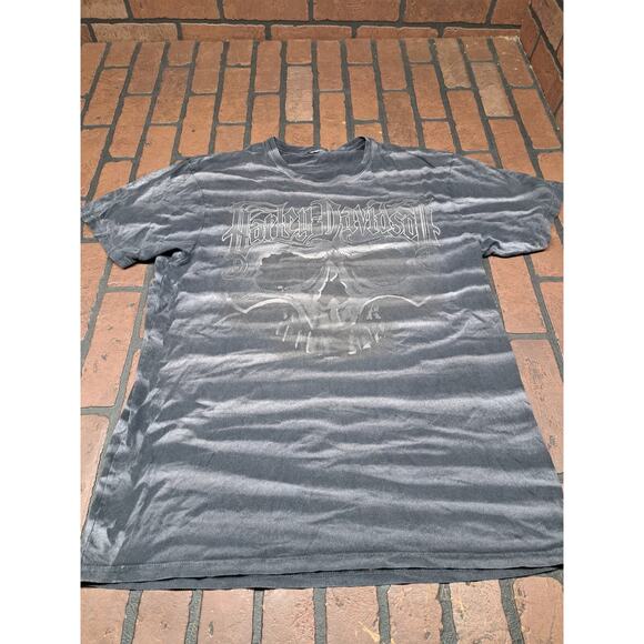 Harley Davidson Hd 2012 Boston Skull T Shirt Size Lg - Picture 1 of 3